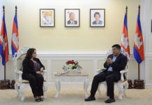 វិទ្យាស្ថានអភិវឌ្ឍន៍បៃតងចូលរាយការណ៍ជូនឯកឧត្តម រដ្ឋមន្ត្រីក្រសួងបរិស្ថានពីគម្រោងអភិវឌ្ឍន៍បៃតង