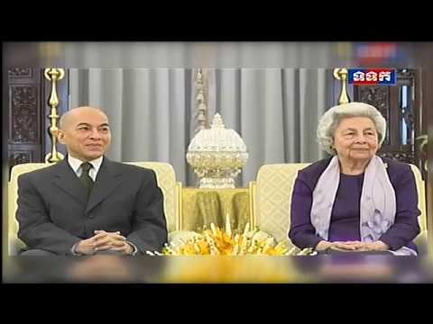 ព្រះករុណា ព្រះមហាក្សត្រ និងសម្តេចអគ្គមហាក្សត្រី សព្វព្រះរាជហឫទ័យប្រោស ព្រះរាជទានអតីតឯកអគ្គរដ្ឋទូតចិន ប្រចាំកម្ពុជា ចូលក្រាបថ្វាយបង្គុំគាល់
