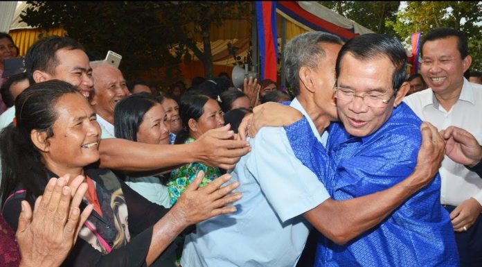 សម្តេចតេជោ ហ៊ុន សែន អញ្ជើញជាអធិបតីក្នុងពិធីបញ្ចុះខណ្ឌសីមាព្រះវិហារ និងសម្ពោធដាក់ឲ្យប្រើប្រាស់សមិទ្ធផលនានានៅក្នុងវត្ត «ជ័យមង្គល» ហៅវត្តជ្រៃ
