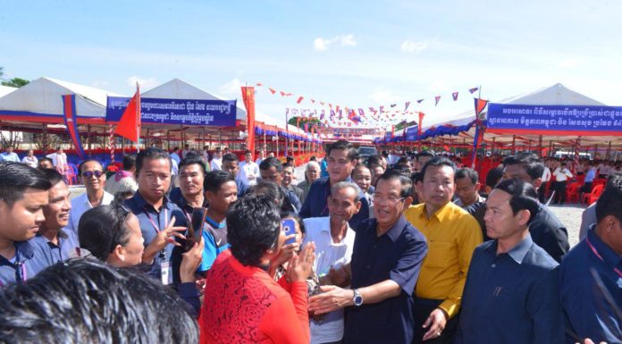 សម្តេចតេជោ ហ៊ុន សែន អញ្ជើញសម្ពោធស្ពានអាកាស មិត្តភាព កម្ពុជា-ចិន សែនសុខ
