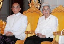 ព្រះករុណា ព្រះមហាក្សត្រ និងសម្តេចព្រះមហាក្សត្រី សព្វព្រះរាជហឫទ័យសេ្តចយាងជាព្រះរាជាធិបតីដ៏ខ្ពង់ខ្ពស់បំផុត ក្នុងព្រះរាជពិធីសិតទៀនវស្សាព្រះរាជទ្រព្យ ក្នុងព្រះទីនាំងទេវាវិនិឆ្ឆ័យ ព្រះបរមរាជវាំង