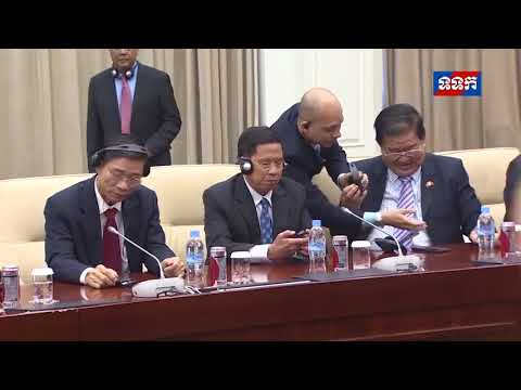 សម្តេចអគ្គមហាសេនាបតីតេជោ ហ៊ុន សែន ទទួលជួបប្រតិភូសហព័ទ្ធពាណិជ្ជកម្មចិនទាជីវសកល ចូលជួបសំដែងការគួរសម