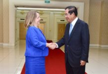សម្តេចតេជោ ហ៊ុន សែន ជួបពិភាក្សាការងារជាមួយ ឯកអគ្គរាជទូតចក្រភពអង់គ្លេសប្រចាំកម្ពុជា