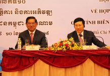 កម្ពុជា-វៀតណាម ចេញសេចក្តីប្រកាសរួមស្ដីពីកិច្ចសហប្រតិបត្តិការ និងការអភិវឌ្ឍបណ្តាខេត្តជាប់ព្រំដែន