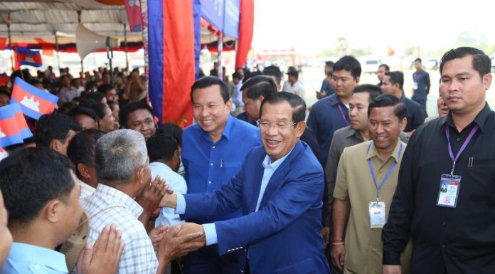 សម្តេចនាយករដ្ឋមន្រ្តី ហ៊ុន សែន និងអនុរដ្ឋមន្រ្តីការបរទេសចិន អញ្ជើញបើកការដ្ឋានសាងសង់ផ្លូវល្បឿន លឿនភ្នំពេញ-ព្រះសីហនុ ប្រវែងជាង ១៩០គ.ម