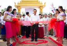ឯកឧត្តមឧបនាយករដ្ឋមន្រ្តី ប៊ិន ឈិន អញ្ជើញសម្ពោធដាក់ឲ្យប្រើប្រាស់នូវសមទ្ធិផលនានា ក្នុងវត្តអង្គសិរិមាលី ស្ថិតនៅឃុំព្រៃខ្លា ស្រុកកោះអណ្ដែត