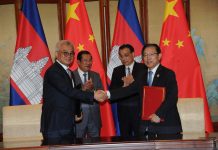 សម្តេចតេជោ ហ៊ុន សែន អញ្ជើញជាអធិបតីសាក្សីក្នុងពិធីចុះហត្ថលេខាលើឯកសារកិច្ចព្រមព្រៀងសំខាន់ៗចំនួន៦