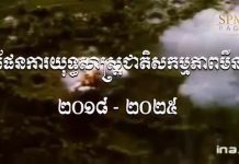 “ ផែនការយុទ្ធសាស្ត្រជាតិសកម្មភាពមីន 2018-2025 “