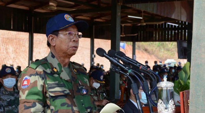 សម្តេចពិជ័យសេនា ទៀ បាញ់ អញ្ជើញជាអធិបតី ក្នុងពិធីបិទលំហាត់សមយុទ្ធនាគមាស ២០២០