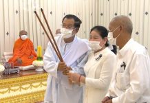 សកម្មភាពនៃពិធីបុណ្យ អ្នកឧកញ៉ាព្រឹទ្ធមហាឧបាសិកាធម្មញ្ញាណវិវឌ្ឍនា ប៊ុន ស៊ាងលី មាតាក្មេកសម្តេចអគ្គមហាសេនាបតីតេជោ ហ៊ុនសែន មាតាបង្កើតសម្តេចកិត្តិព្រឹទ្ធបណ្ឌិត ប៊ុន រ៉ានី ហ៊ុនសែន