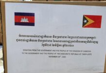 ប្រមុខរាជរដ្ឋាភិបាលកម្ពុជាសម្តេចតេជោ ហ៊ុន សែនសម្រេចផ្ដល់ម៉ាស់ចំនួន ១លាន៥ម៉ឺន និងបរិក្ខាពេទ្យមួយចំនួនទៀត ដល់ប្រទេសទីម័រលេស្ត