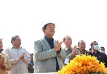 សម្តេចនាយករដ្ឋមន្ត្រី ហ៊ុន សែន អញ្ជើញជាអធិបតីបើកការដ្ឋានសាងសង់ស្ពានឆ្លងកាត់ទន្លេបាសាក់ ពីផ្លូវជាតិលេខ១ ទៅកោះនរា និងពីកោះនរា ទៅកោះពេជ្រ