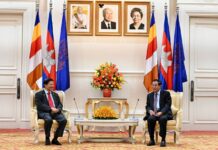សម្តេចតេជោ ហ៊ុន សែន អនុញ្ញាតឱ្យប្រធានវិទ្យាស្ថានយុទ្ធសាស្ត្រ KSI ប្រចាំតំបន់អាស៊ីប៉ាស៊ីហ្វិក ជួបសម្តែងការគួរសម