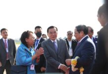 ឯកឧត្តម ផាម មិញជិញ នាយករដ្ឋមន្ត្រីនៃសាធារណរដ្ឋសង្គមនិយមវៀតណាម បានដឹកនាំគណៈប្រតិភូជាន់ខ្ពស់ អញ្ជើញមកបំពេញទស្សនកិច្ចផ្លូវការ នៅព្រះរាជាណាចក្រកម្ពុជា