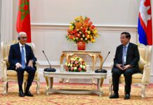 សម្ដេចតេជោ ហ៊ុន សែន អញ្ជើញជួបពិភាក្សាការងារជាមួយប្រធានរដ្ឋសភាម៉ារ៉ុក