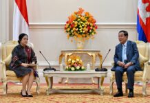 សម្ដេចតេជោ ហ៊ុន សែន អញ្ជើញទទួលជួបពិភាក្សាការងារជាមួយប្រធានរដ្ឋសភា នៃសាធារណរដ្ឋឥណ្ឌូនេស៊ី