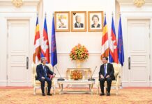 សម្តេចតេជោ ហ៊ុន សែន អនុញ្ញាតឱ្យឯកអគ្គរាជទូតជប៉ុន តែងតាំងថ្មីប្រចាំកម្ពុជា ចូលជួបសំដែងការគួរសម និងពិភាក្សាការងារ