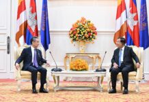 សម្ដេចតេជោ ហ៊ុន សែន អញ្ជើញជួបពិភាក្សាការងារជាមួយរដ្ឋមន្ត្រីការបរទេសចិន