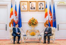 អតីតរដ្ឋមន្ត្រីការបរទេសកូរ៉េខាងត្បូង និងជាប្រធាន ICAPP បង្ហាញនូវការជឿជាក់ថា ក្រោមការដឹកនាំរបស់ សម្តេចធិបតី ហ៊ុន ម៉ាណែត គឺកម្ពុជានឹងបន្តការអភិវឌ្ឍកាន់តែខ្លាំងក្លាទៅមុខ ឆ្ពោះទៅសម្រេចបាននូវចក្ខុវិស័យកម្ពុជាឆ្នាំ២០៥០