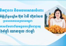 ឯកឧត្តម ជា វ៉ាន់ដេត ផ្ញើសារលិខិតគោរពជូនពរ សម្តេចកិត្តិព្រឹទ្ធបណ្ឌិត ប៊ុន រ៉ានី ហ៊ុនសែន ក្នុងឱកាសចម្រើនជន្មាយុ