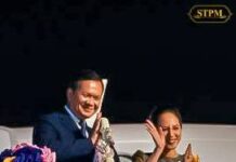 សម្តេចធិបតី ហ៊ុន ម៉ាណែត និងលោកជំទាវបណ្ឌិត ដឹកនាំគណៈប្រតិភូធ្វើដំណើរនិវត្តន៍ ក្រោយបញ្ចប់ទស្សនកិច្ចរយៈពេលមួយថ្ងៃលើទឹកដីថៃ