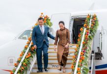 សម្តេចមហាបវរធិបតី ហ៊ុន ម៉ាណែត និងលោកជំទាវ ព្រមទាំងគណៈប្រតិភូ អញ្ជើញដល់ប្រទេសហ្វីលីពីន