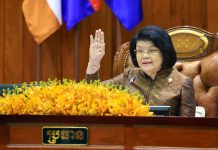 សេចក្តីព្រាងច្បាប់ស្តីពីការប្រឆាំងការមិនទទួលស្គាល់ឧក្រិដ្ឋកម្មដែលប្រព្រឹត្តឡើងក្នុងរយៈកាល នៃកម្ពុជាប្រជាធិបតេយ្យ ត្រូវបានអនុម័តដោយសម្លេង១១៥សម្លេង