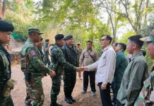 ដំណើរអញ្ជើញ មកទស្សនាប្រាសាទតាមន្តសួរសុខទុក្ខដល់កងកម្លាំងឈរជើងទិសប្រាសាទតាមន្ត