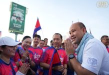 Cambodians from All Walks of Life Join Solidarity March in Support of Government and Border Troops