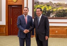 សម្តេចតេជោ ហ៊ុន សែន អនុញ្ញាតឲ្យ ឯកឧត្តម Ermenegildo Kupa Lopes ឯកអគ្គរដ្ឋទូតនៃសាធារណរដ្ឋប្រជាធិបតេយ្យទីម័រឡេស្តេ ចូលជួបសម្តែងការគួរសម និងជម្រាបលា