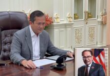 សម្តេចធិបតី ជួបពិភាក្សាតាមទូរសព្ទជាមួយ ឯកឧត្តមនាយករដ្ឋមន្ត្រីម៉ាឡេស៊ី និងជាប្រធានប្តូរវេនអាស៊ាន ពាក់ព័ន្ធនឹងការវិវត្តនៃស្ថានការណ៍គួរឱ្យព្រួយបារម្ភ នៅភូមិព្រៃចាន់