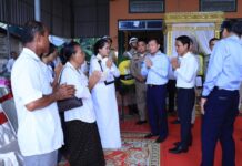 ឯកឧត្តមឧបនាយករដ្ឋមន្រ្តីប្រចាំការ វង្សី វិស្សុត ចាត់តំណាងចូលរួមរំលែកទុក្ខគ្រួសារសពវរសេនីយ៍ទោ ហួន សាវ័យ ដែលបានបាត់បង់ជីវិតក្នុងប្រតិបត្តិការបង្រ្កាបបទល្មើស