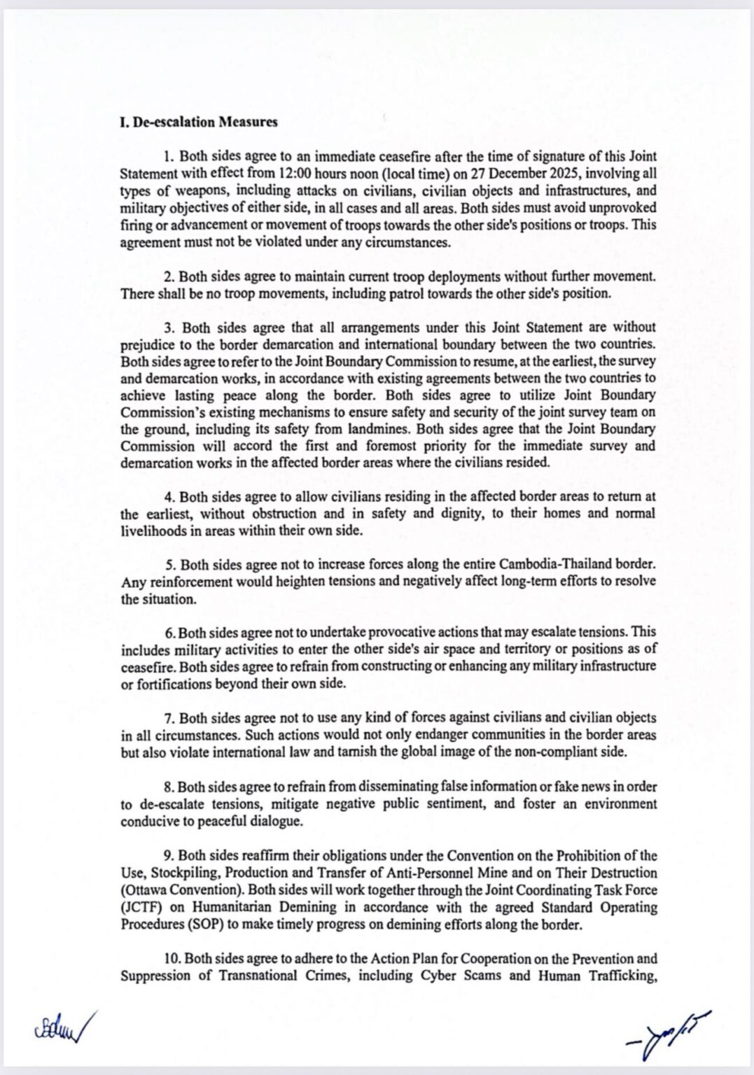Joint Statement of the 3rd Special General Border Committee (GBC ...