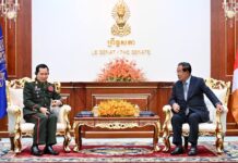 សម្តេចតេជោ ហ៊ុន សែន បង្ហាញភាពរីករាយចំពោះកិច្ចសហប្រតិបត្តិការដ៏ល្អនៅតាមតំបន់ព្រំដែនកម្ពុជា-ឡាវ