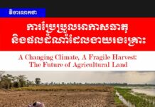 វិចារណកថា! ការប្រែប្រួលអាកាសធាតុ និងផលដំណាំដែលងាយរងគ្រោះ៖ អនាគតនៃដីកសិកម្ម