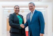 Cambodia, the United States Commit to Further Deepening Bilateral Cooperation