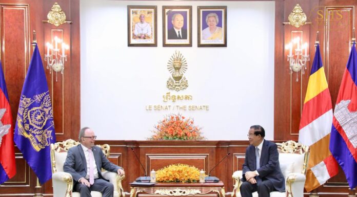 សម្តេចតេជោ ហ៊ុន សែន អនុញ្ញាតឱ្យ ឯកឧត្តម Stefan MESSERER ឯកអគ្គរដ្ឋទូតអាល្លឺម៉ង ប្រចាំកម្ពុជា ចូលជួបសម្ដែងការគួរសម និងជម្រាបលា