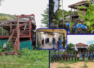 AOT ចុះសង្កេតការណ៍ផ្ទៀងផ្ទាត់ និងរាយការណ៍នៅចំណុចផ្ទះប្រជាជនស៊ីវិលចំនួន ១១៤ខ្នង ដែលរងផលប៉ះពាល់ទាំងស្រុង នៅក្នុងភូមិតេជោមរកត