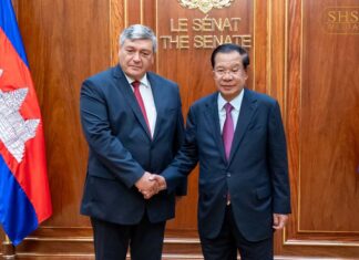 សម្តេចតេជោ ហ៊ុន សែន អនុញ្ញាតឱ្យ ឯកឧត្តម Andrey RUDENKO អនុរដ្ឋមន្ត្រីការបរទេស នៃសហព័ន្ធរុស្ស៊ី ចូលជួបសម្តែងការគួរសម