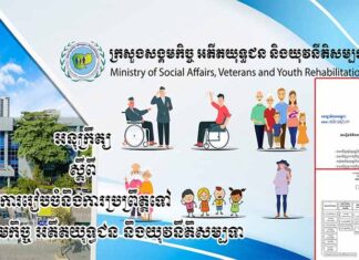 សម្តេចបវរធិបតី ហ៊ុន ម៉ាណែត ចេញអនុក្រឹត្យ ស្តីពី ការរៀបចំនិងការប្រព្រឹត្តទៅរបស់ក្រសួងសង្គមកិច្ច អតីតយុទ្ធជន និងយុវនីតិសម្បទា