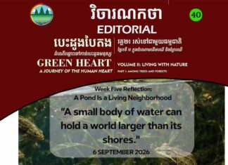 វិចារណកថា ៤០ – ស្រះតូចមួយ គឺជាសហគមន៍នៃជីវិត
